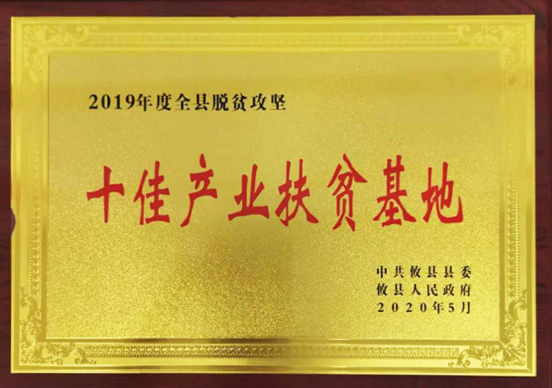 十佳产业扶贫基地
