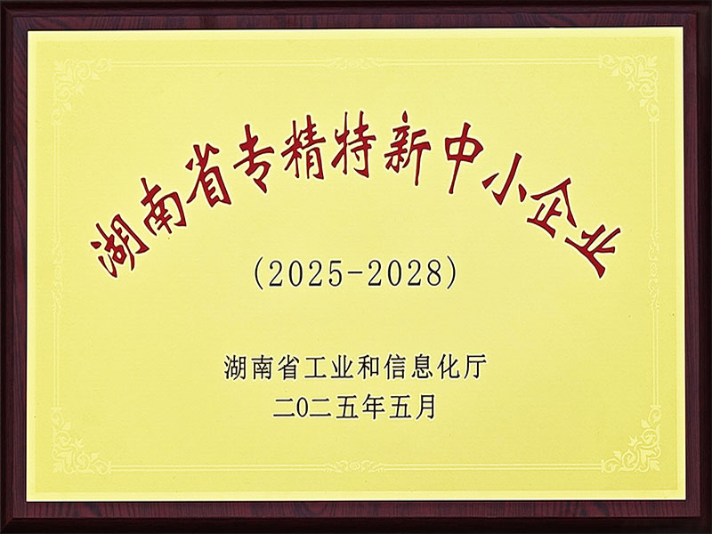 湖南省专精特新中小企业